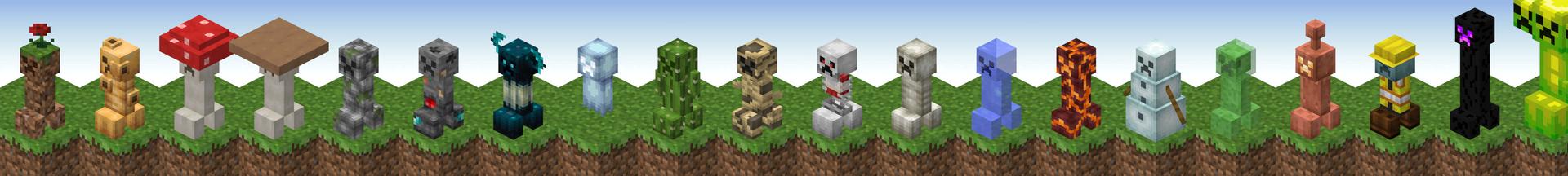 Panorama of the Minecraft Bedrock Marketplace product Crafty Creepers Add-On created by Polymaps.