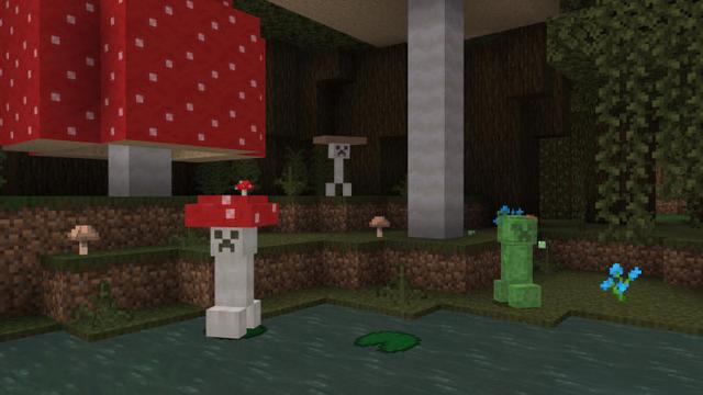Screenshot of the Minecraft Bedrock Marketplace product Crafty Creepers Add-On created by Polymaps.