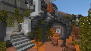 Screenshot of the Minecraft Bedrock Marketplace product Crash Site created by Polymaps.