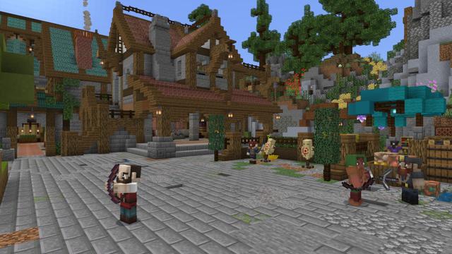 Screenshot of the Minecraft Bedrock Marketplace product Dungeon Delvers created by Polymaps.