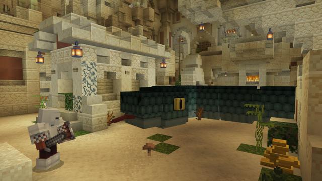 Screenshot of the Minecraft Bedrock Marketplace product Dungeon Delvers created by Polymaps.