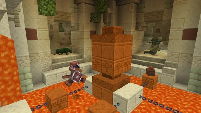 Screenshot of the Minecraft Bedrock Marketplace product Dungeon Delvers created by Polymaps.