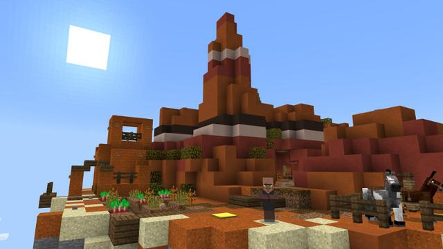 Screenshot of the Minecraft Bedrock Marketplace product Isles of Aeria created by Polymaps.