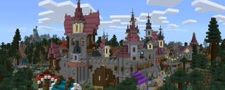 Panorama of the Minecraft Bedrock Marketplace product Medieval Roleplay created by Polymaps.