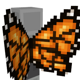 Thumbnail of the Minecraft Bedrock Marketplace product Monarch Wings created by Polymaps.