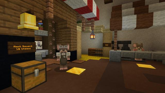 Screenshot of the Minecraft Bedrock Marketplace product Mouse House created by Polymaps.