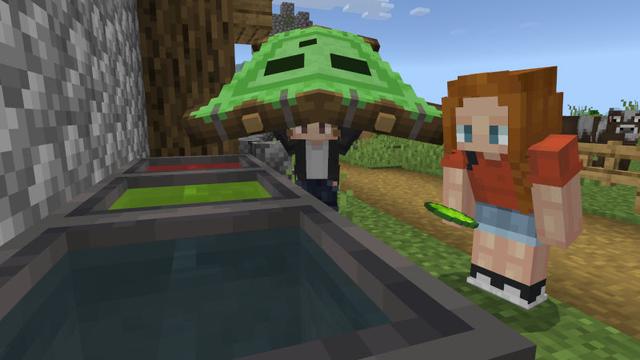 Screenshot of the Minecraft Bedrock Marketplace product Paragliders Add-On created by Polymaps.
