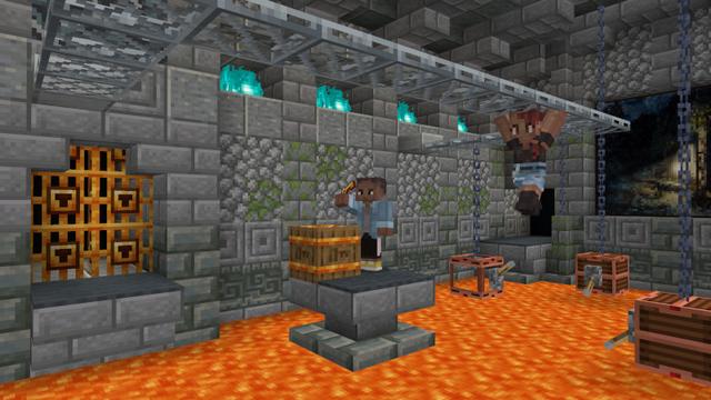 Screenshot of the Minecraft Bedrock Marketplace product Parkour Maker Add-On created by Polymaps.