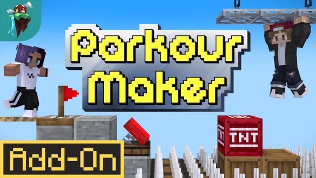 Thumbnail of the Minecraft Bedrock Marketplace product Parkour Maker Add-On created by Polymaps.