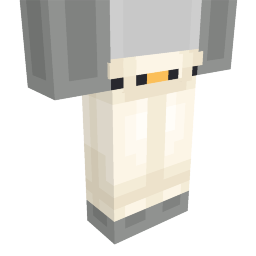Thumbnail of the Minecraft Bedrock Marketplace product White Tuxedo Pants created by Polymaps.