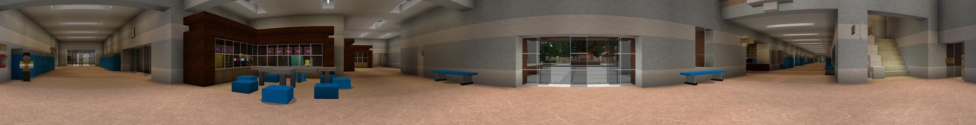 Panorama of the Minecraft Bedrock Marketplace product Back To School created by Project Moonboot.