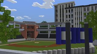 Screenshot of the Minecraft Bedrock Marketplace product Belmont Heights created by Project Moonboot.