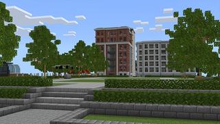 Screenshot of the Minecraft Bedrock Marketplace product Belmont Heights created by Project Moonboot.