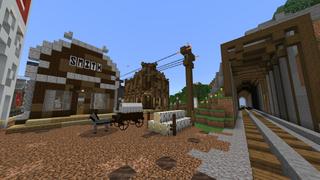 Screenshot of the Minecraft Bedrock Marketplace product Coal Town Survival created by Project Moonboot.