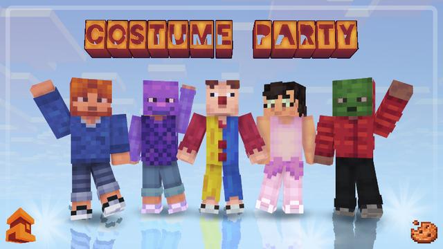 Thumbnail of the Minecraft Bedrock Marketplace product Costume Party created by Project Moonboot.