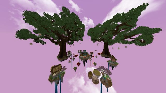 Screenshot of the Minecraft Bedrock Marketplace product Eastern Skylands created by Project Moonboot.