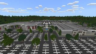 Screenshot of the Minecraft Bedrock Marketplace product Ender Grove Mall created by Project Moonboot.
