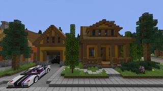 Screenshot of the Minecraft Bedrock Marketplace product Free Fern Hills created by Project Moonboot.