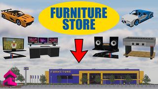 Thumbnail of the Minecraft Bedrock Marketplace product Furniture Store created by Project Moonboot.