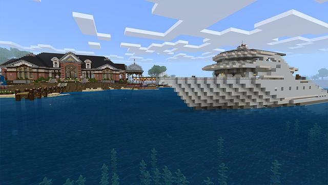 Screenshot of the Minecraft Bedrock Marketplace product Hideaway created by Project Moonboot.