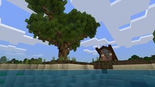 Screenshot of the Minecraft Bedrock Marketplace product Hideaway created by Project Moonboot.