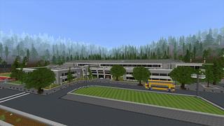 Screenshot of the Minecraft Bedrock Marketplace product High School Roleplay created by Project Moonboot.