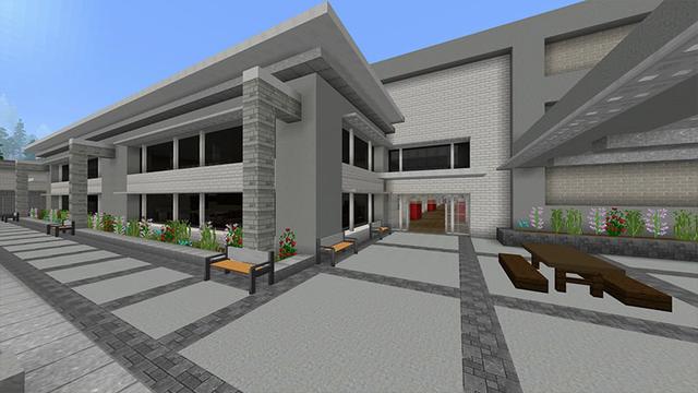Screenshot of the Minecraft Bedrock Marketplace product High School Roleplay created by Project Moonboot.