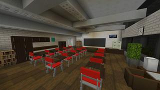 Screenshot of the Minecraft Bedrock Marketplace product High School Roleplay created by Project Moonboot.