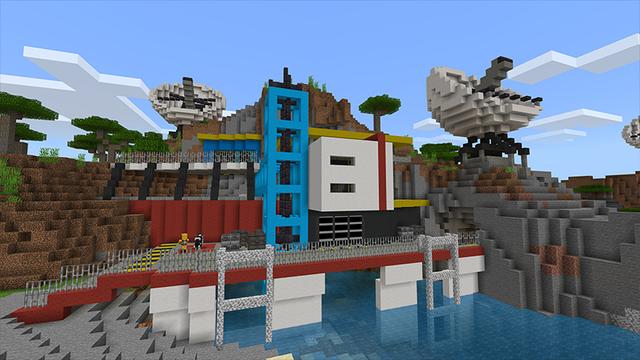 Screenshot of the Minecraft Bedrock Marketplace product Mech Armory created by Project Moonboot.