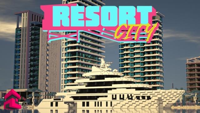 Thumbnail of the Minecraft Bedrock Marketplace product Resort City created by Project Moonboot.