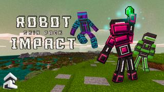 Thumbnail of the Minecraft Bedrock Marketplace product Robot Impact created by Project Moonboot.