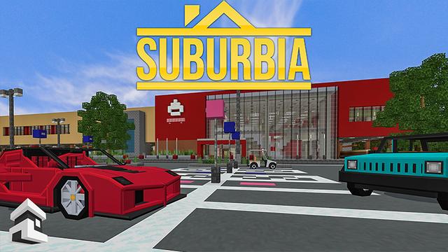 Thumbnail of the Minecraft Bedrock Marketplace product Suburbia created by Project Moonboot.
