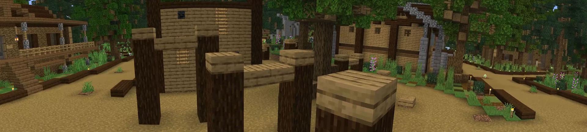 Panorama of the Minecraft Bedrock Marketplace product Summer Camp Roleplay created by Project Moonboot.