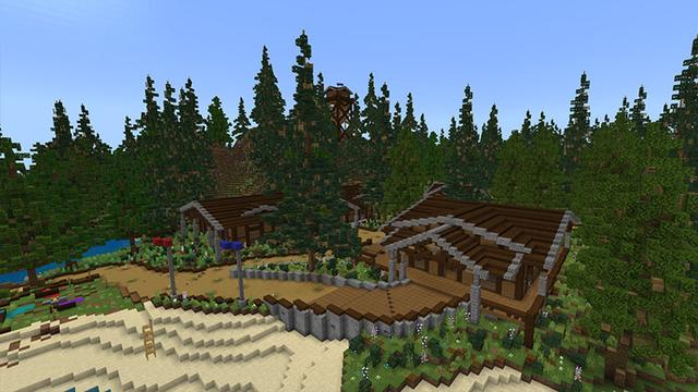 Screenshot of the Minecraft Bedrock Marketplace product Summer Camp Roleplay created by Project Moonboot.