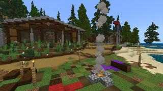 Screenshot of the Minecraft Bedrock Marketplace product Summer Camp Roleplay created by Project Moonboot.