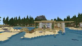 Screenshot of the Minecraft Bedrock Marketplace product Summer Island created by Project Moonboot.