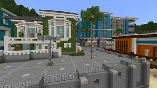 Screenshot of the Minecraft Bedrock Marketplace product The Boardwalk created by Project Moonboot.