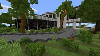 Screenshot of the Minecraft Bedrock Marketplace product Tropical Estate created by Project Moonboot.