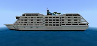 Panorama of the Minecraft Bedrock Marketplace product Tropical Vacation created by Project Moonboot.