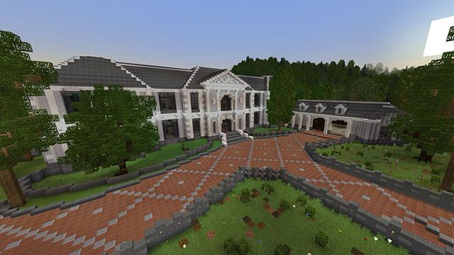 Screenshot of the Minecraft Bedrock Marketplace product Wellington Estate created by Project Moonboot.