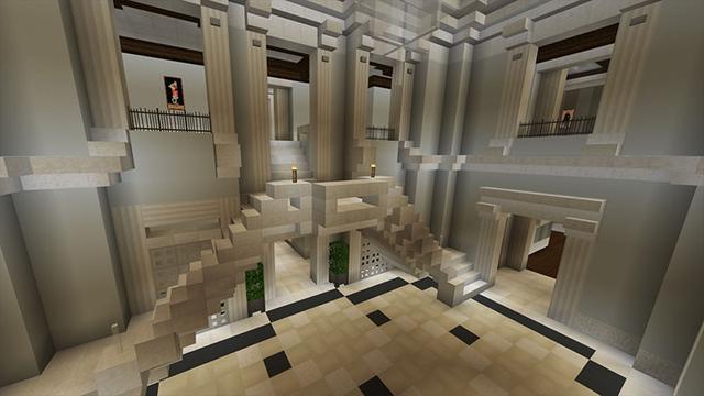 Screenshot of the Minecraft Bedrock Marketplace product Wellington Estate created by Project Moonboot.