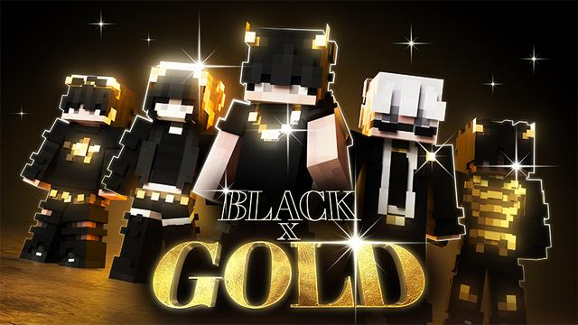 Thumbnail of the Minecraft Bedrock Marketplace product Black x Gold created by QwertyuiopThePie.