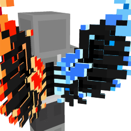 Thumbnail of the Minecraft Bedrock Marketplace product Dual Tornado Wings created by QwertyuiopThePie.