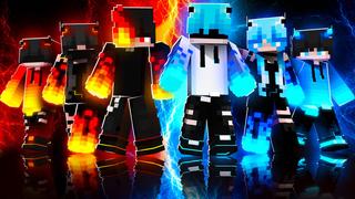 Thumbnail of the Minecraft Bedrock Marketplace product Fire VS Ice created by QwertyuiopThePie.