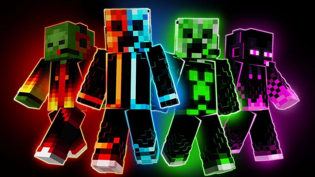 Thumbnail of the Minecraft Bedrock Marketplace product Gamer Mobs created by QwertyuiopThePie.