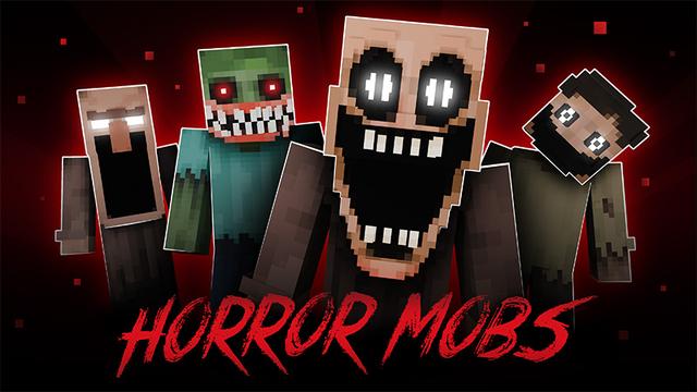 Thumbnail of the Minecraft Bedrock Marketplace product Horror Mobs created by QwertyuiopThePie.