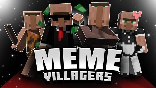 Thumbnail of the Minecraft Bedrock Marketplace product Meme Villagers created by QwertyuiopThePie.