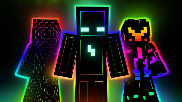 Thumbnail of the Minecraft Bedrock Marketplace product RGB Skins created by QwertyuiopThePie.