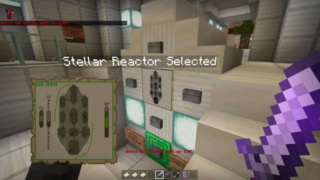 Screenshot of the Minecraft Bedrock Marketplace product Space Battle Simulator 2 created by QwertyuiopThePie.