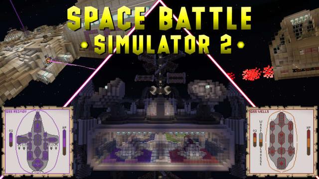 Thumbnail of the Minecraft Bedrock Marketplace product Space Battle Simulator 2 created by QwertyuiopThePie.